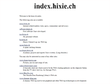 Tablet Screenshot of index.hixie.ch